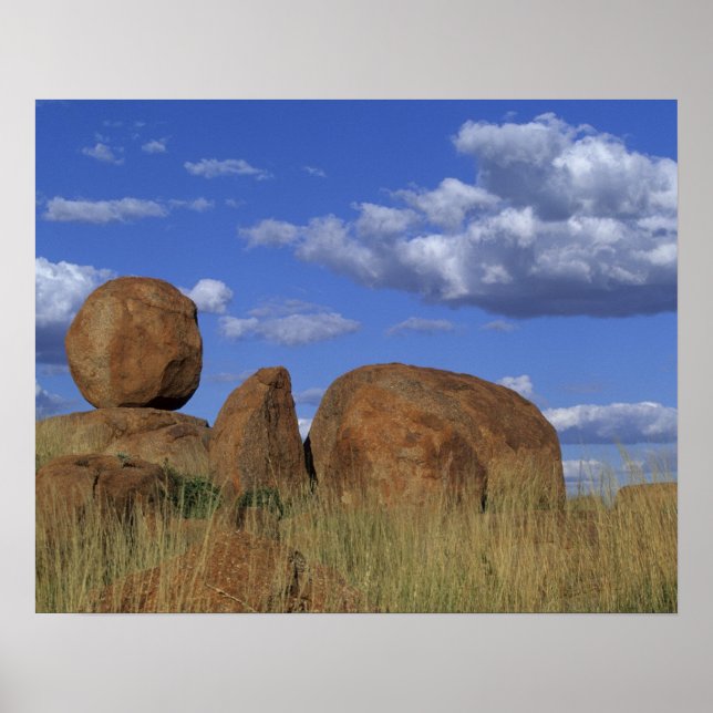 Australien, Teufel. Spherischer Sandstein Poster (Vorne)