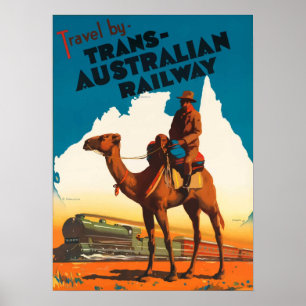 Australien - Trans Australian Railway Poster