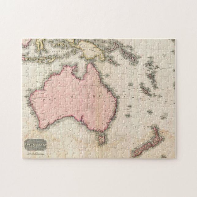 Australien u. der Südwestpazifik Puzzle (Horizontal)