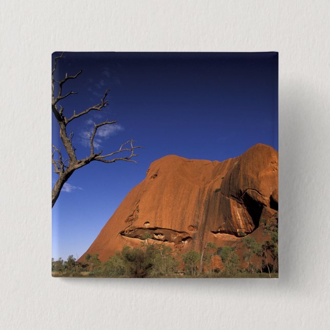 Australien, Uluru Kata Tjuta Nationalpark, Uluru Button (Vorderseite)
