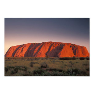 Australien, Uluru Nationalpark. Uluru oder Fotodruck