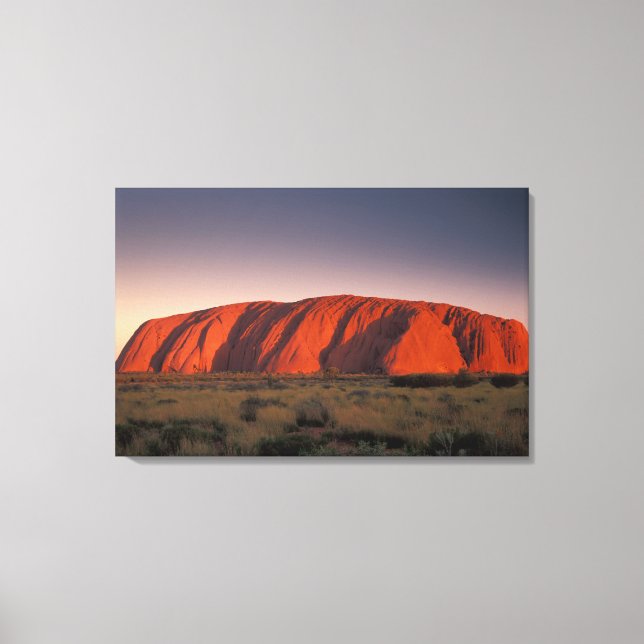 Australien, Uluru Nationalpark. Uluru oder Leinwanddruck (Vorderseite)