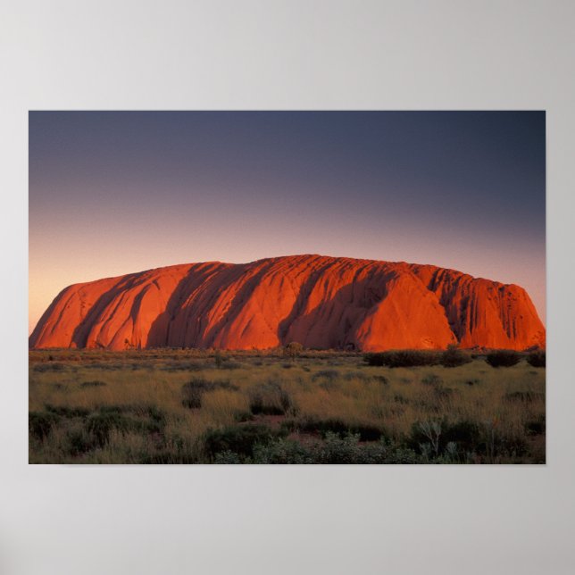 Australien, Uluru Nationalpark. Uluru oder Poster (Vorne)