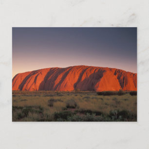 Australien, Uluru Nationalpark. Uluru oder Postkarte