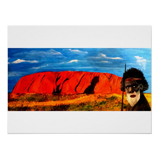 Australien Uluru Poster (Vorderseite)