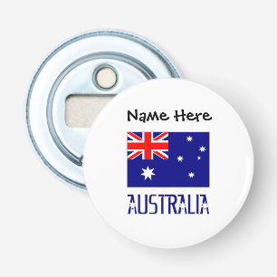 Australien und Australische Flagge Personalisiert Flaschenöffner