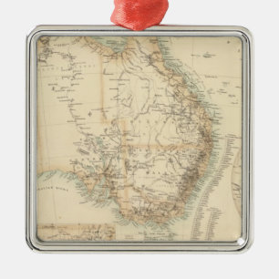 Australien und Neuseeland Silbernes Ornament