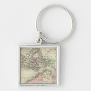 Australien und Ostindien Schlüsselanhänger