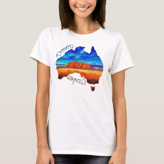 Australien, unten darunter, Ayers Felsen, T-Shirt