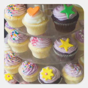 Australien, Victoria, Melbourne, St. Kilda Quadratischer Aufkleber