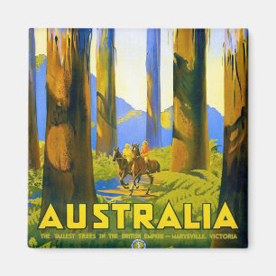 Australien - Vintage Reise Magnet