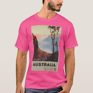 Australien Vintage Travel Poster T-Shirt