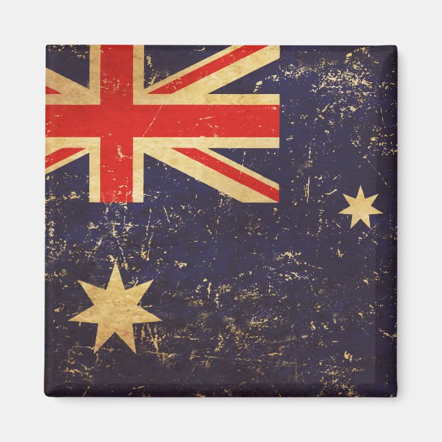 Australien - Vintages Design-Magnet Magnet (Vorne)