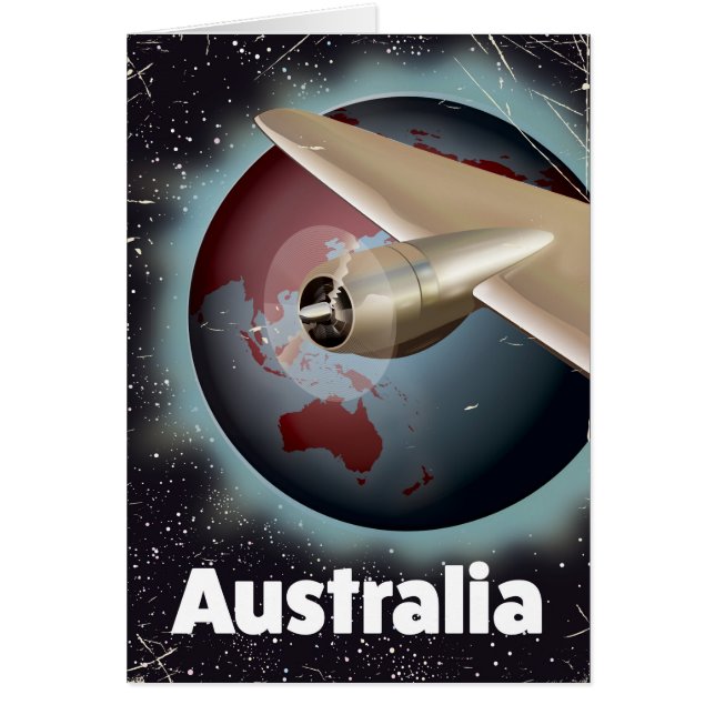 Australien Vintages Urlaubsposter (Vorne)
