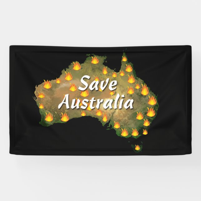 Australien vom Bushfire Desaster gerettet Banner (Horizontal)