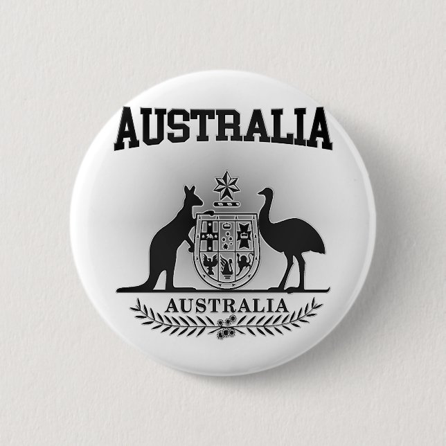 Australien-Wappen Button (Vorderseite)