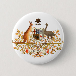 Australien-Wappen Button