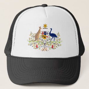 Australien-Wappen Hut Truckerkappe