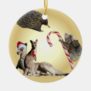 Australien Weihnachten Keramikornament