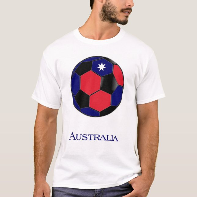 Australien-Weltmeisterschaft-Fußball-T - Shirt (Vorderseite)