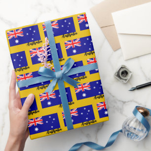 Australien Wrapping Paper, australischer Flaggenpa Geschenkpapier