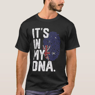 Australien Wurzeln Flagge Fingerabdruck Grafik Pat T-Shirt