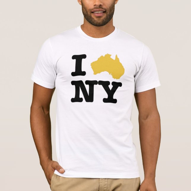 Australien x New York T-Shirt (Vorderseite)