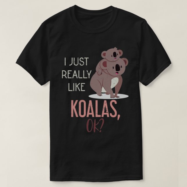 Australien Zoo Keeper Koala T-Shirt (Design vorne)