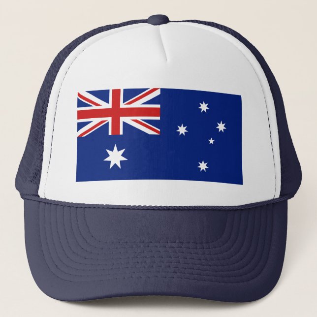 Australienflag Truckerkappe (Vorderseite)