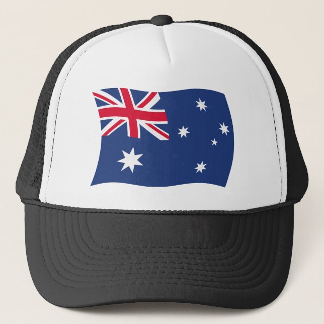 Australienflag Truckerkappe (Vorderseite)