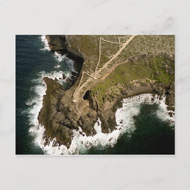 Australiens Küste: Admiral's Arch, Kangaroo Island Postkarte (Vorderseite)
