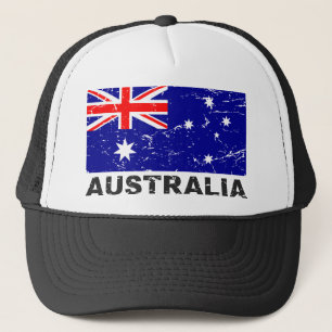 Australiens Vintage-Flagge Truckerkappe