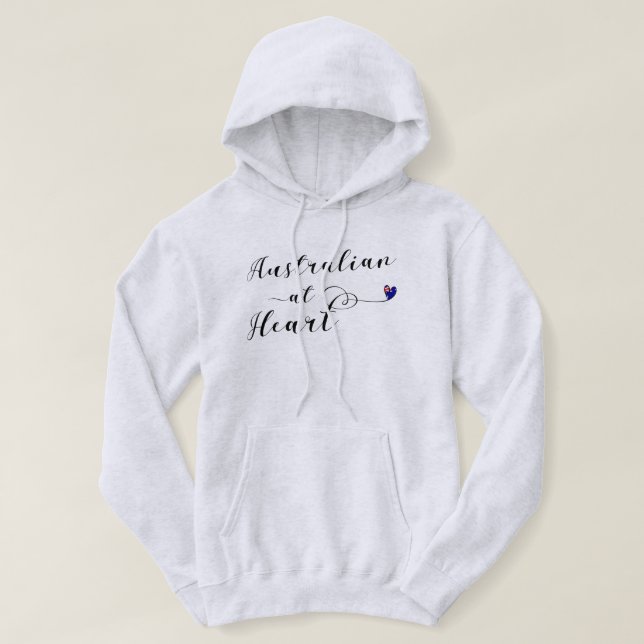 Australier at Heart Hoodie, Aus Hoodie