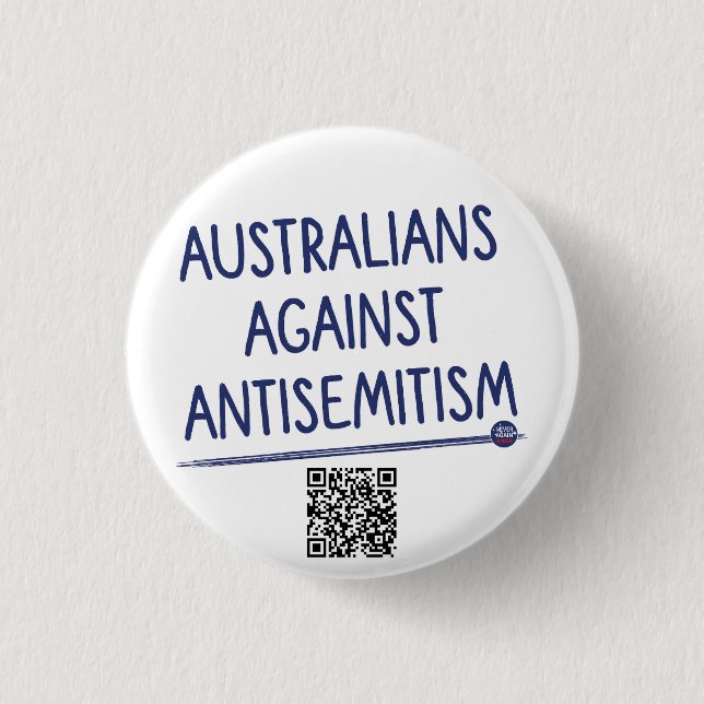 Australier gegen Antisemitismus - Button / Button (Vorderseite)