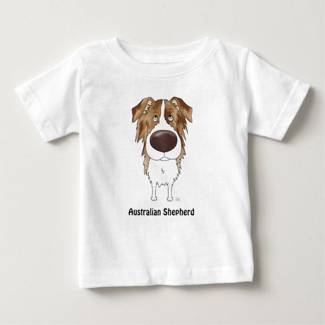 Australier - große Nase und Hintern Baby T-shirt (Vorderseite)