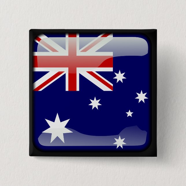 Australier poliert button (Vorderseite)