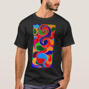 Australische Aborigine Rainbow Dreamtime Mans T-S T-Shirt