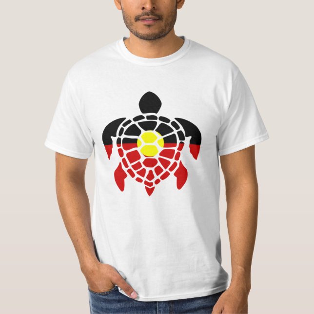 Australische AborigSea Turtle T-Shirt (Vorderseite)