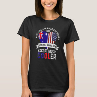 Australische amerikanische Mutter Muttertag Mama A T-Shirt