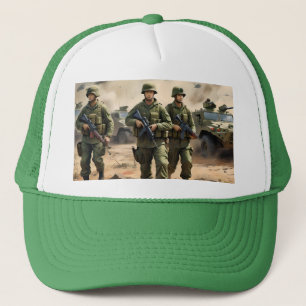 Australische Army Foot Soldiers, Boys Tshirt Truckerkappe