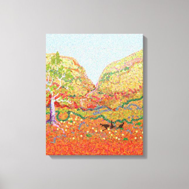 Australische Außenlandschaft Leinwanddruck (Vorderseite)