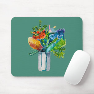 Australische Blume Aquarell Mousepad