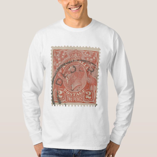 Australische Briefmarke T-Shirt (Vorderseite)