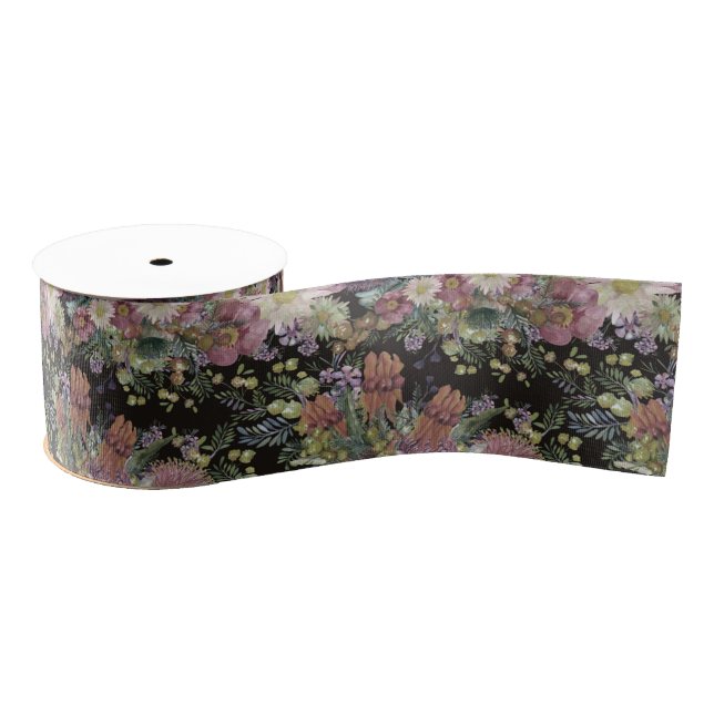 australische Bush-Wildblumen Ripsband (Spule)