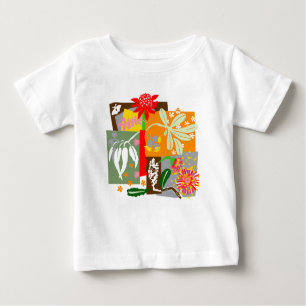 Australische BUSHLAND-Flora - Baby T-shirt