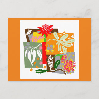 Australische BUSHLAND-Flora - Einladungspostkarte