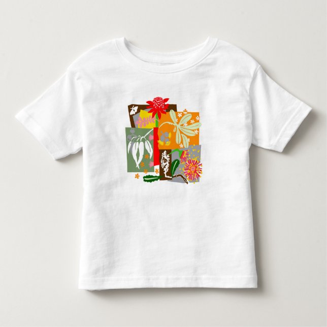 Australische BUSHLAND-Flora - Kleinkind T-shirt (Vorderseite)