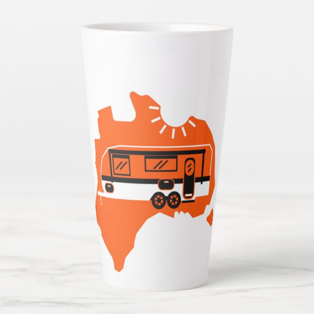 Australische Caravan Camping Tasse (Vorderseite)