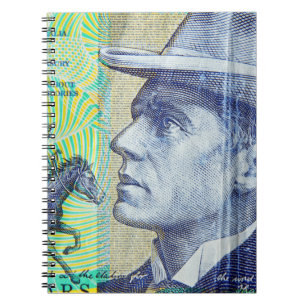 australische Dollarnoten Notizblock