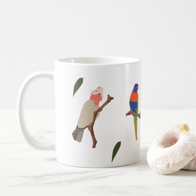 Australische Einheimische Kaffeetasse (Mit Donut)